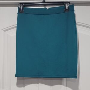 Forever 21 Teal Mini Skirt